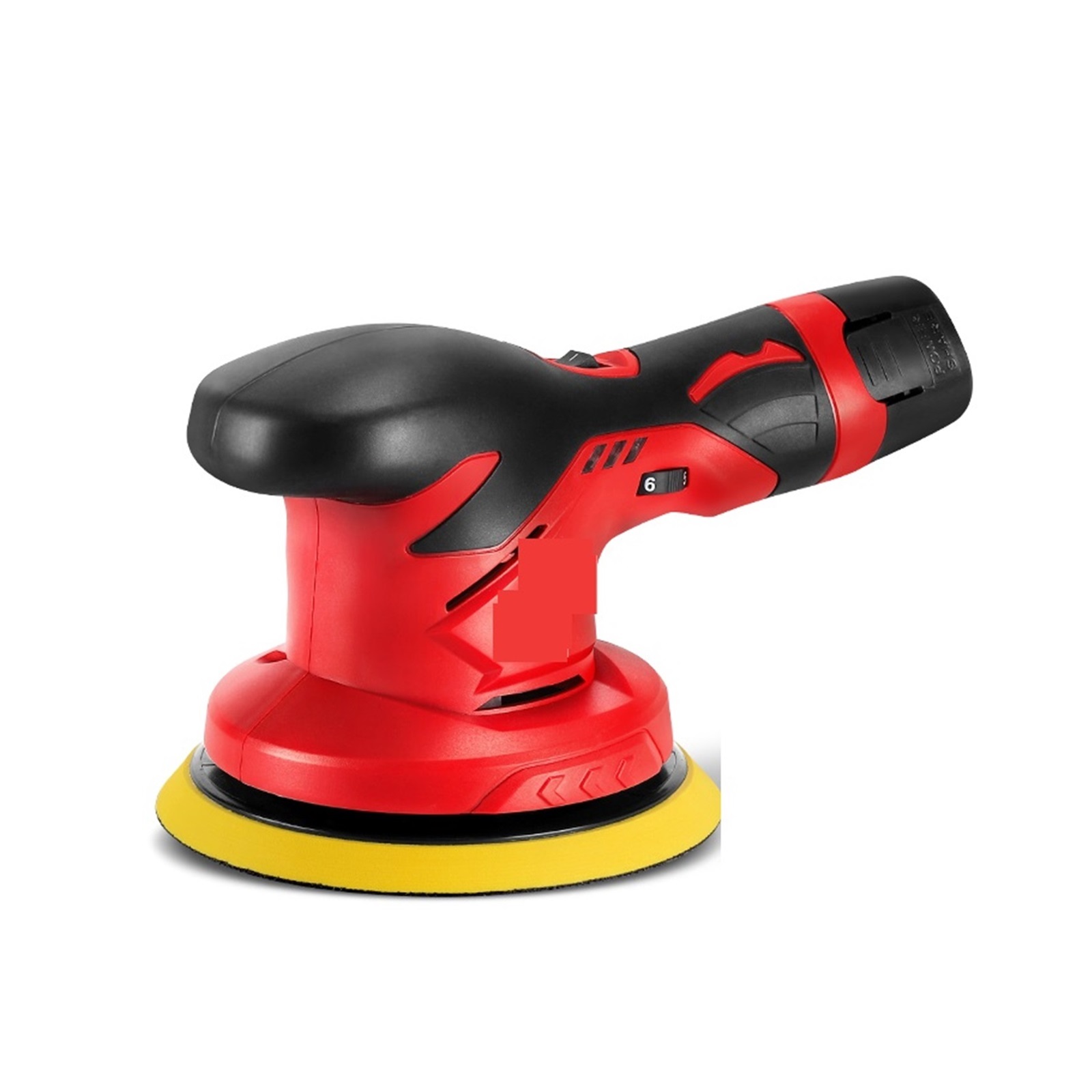 12V Cordless Car Polisher 6 Speed Adjustment Electric Dual Action Wireless Car Polishing Machine And Waxing Power Tools